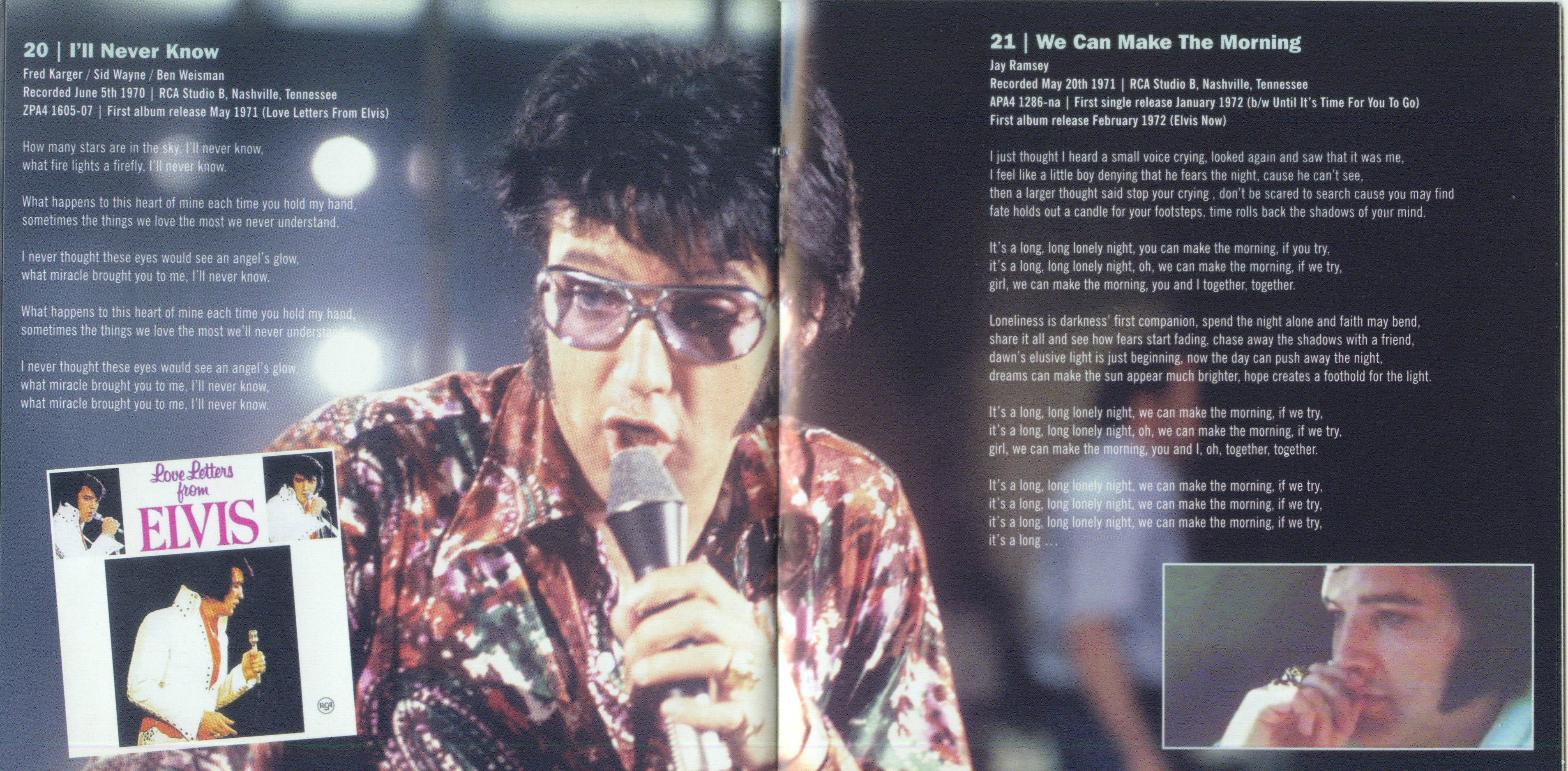 Elvis Presley The Joan Deary Tapes : Booklet 9